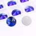 DZ 3041 14 mm  rivoli  shape crystal  flat back stone 